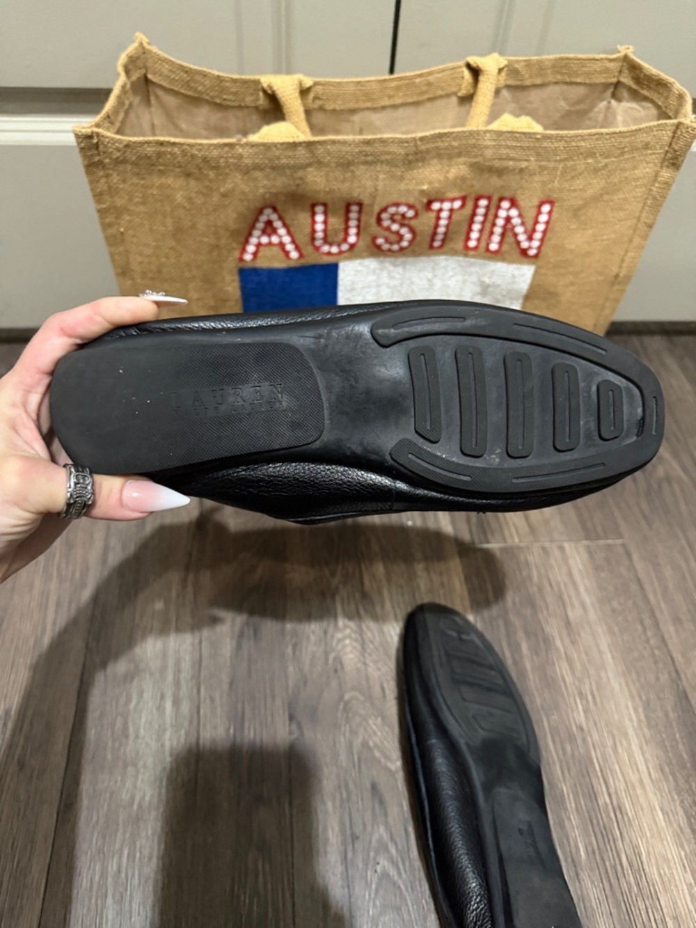 Ralph Lauren Black Label Leather Loafers 9.5M - Picture 4 of 5